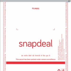 Snapdeal Transparent Bags PL04 - Size 9 x 12 plus Flap